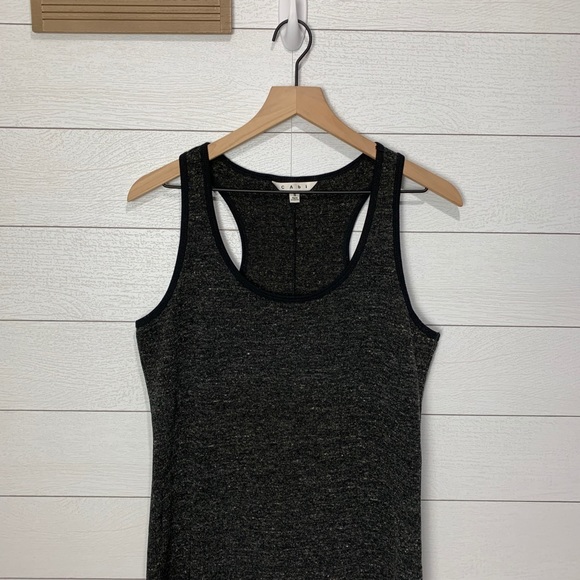 Cabi Small Gray/Black Tank - Picture 4 of 10